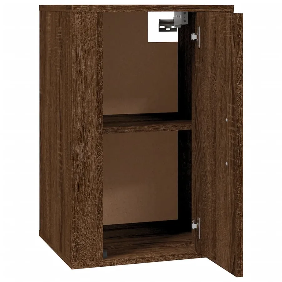 Meubles TV muraux 2 pcs Chêne marron 40x34,5x60 cm - 6