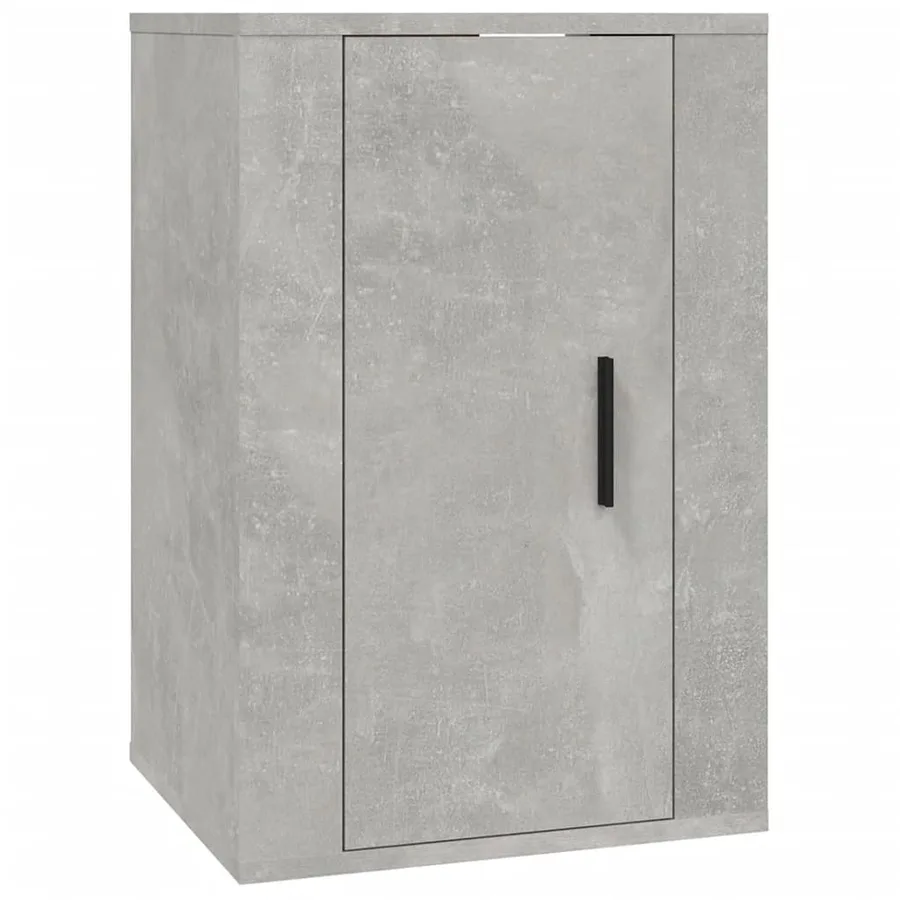 Meubles TV muraux 2 pcs Gris béton 40x34,5x60 cm - 4