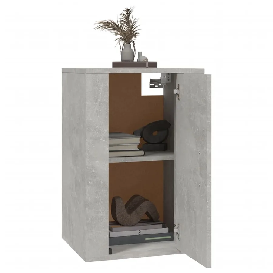 Meubles TV muraux 2 pcs Gris béton 40x34,5x60 cm - 9
