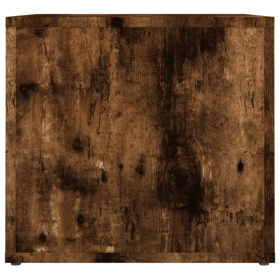 Table de chevet Chêne fumé 41x40x36 cm Bois d'ingénierie - 6