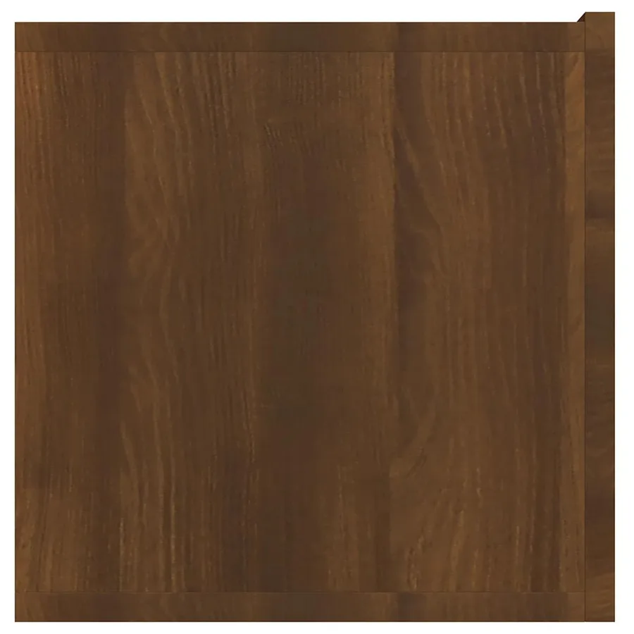 Armoire TV suspendue Chêne marron 60x30x30 cm Bois d'ingénierie - 6