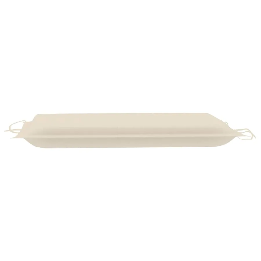 Chaises longues lot de 2 avec table et coussins Acacia solide - 14
