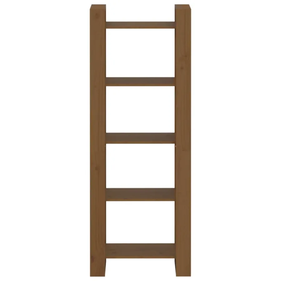 Bibliothèque/Cloison Marron miel 60x35x160 cm Bois massif - 3