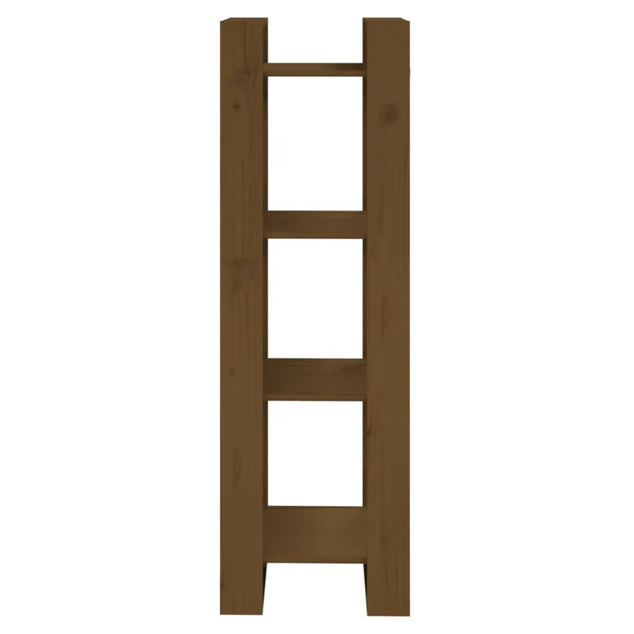 Bibliothèque/Cloison Marron miel 41x35x125 cm Bois massif - 3
