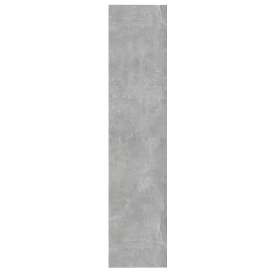 Bibliothèque/Séparateur de pièce Gris béton bois d'ingénierie - 5