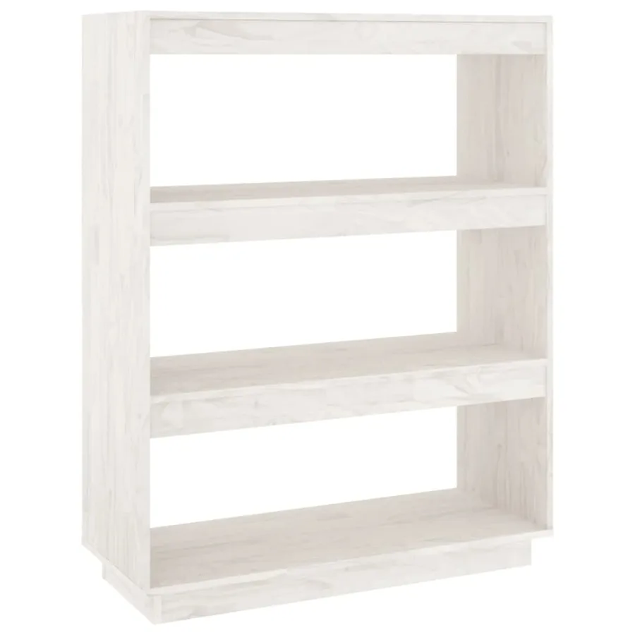 Bibliothèque/Séparateur de pièce Blanc 80x35x103 cm Bois de pin - 2