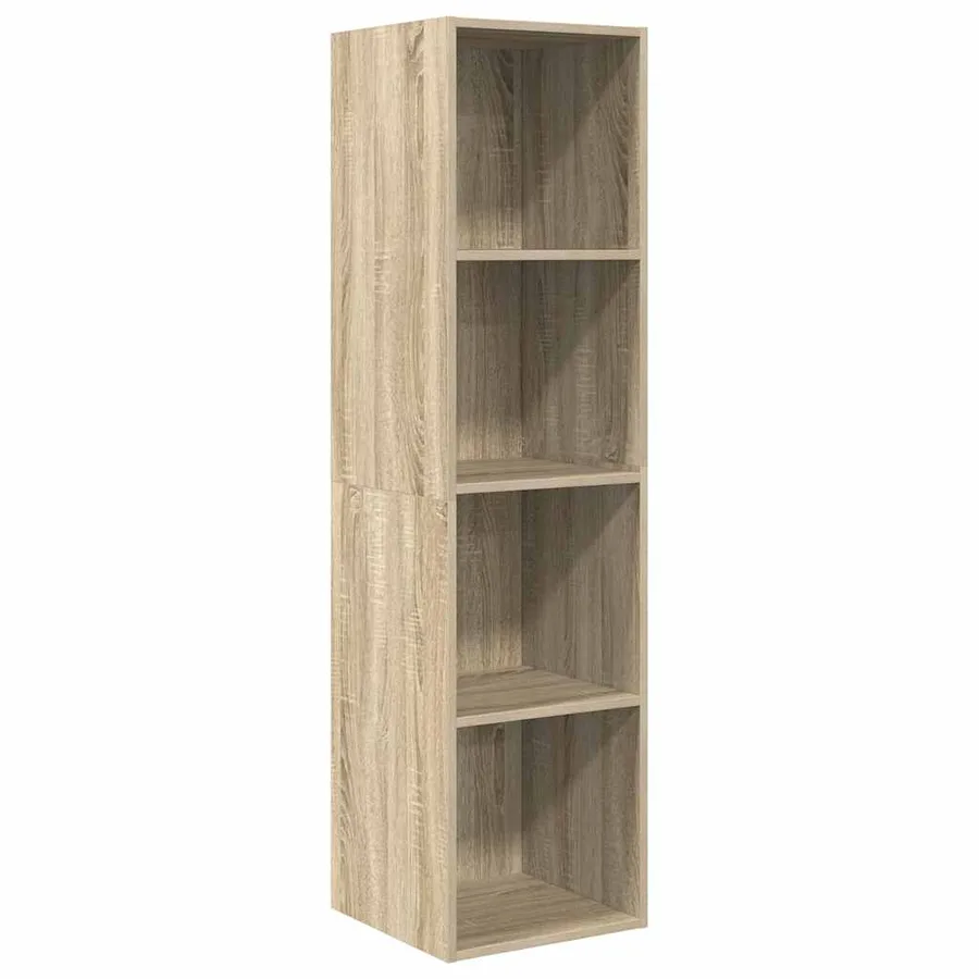 Meuble TV mural Chêne sonoma 37x37x142,5 cm Bois d’ingénierie - 2