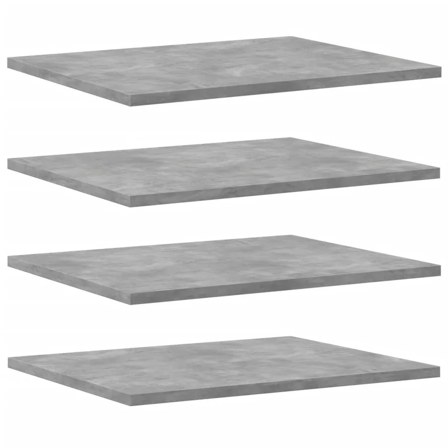 Panneaux de bibliothèque 8 pcs gris béton bois d’ingénierie - 2
