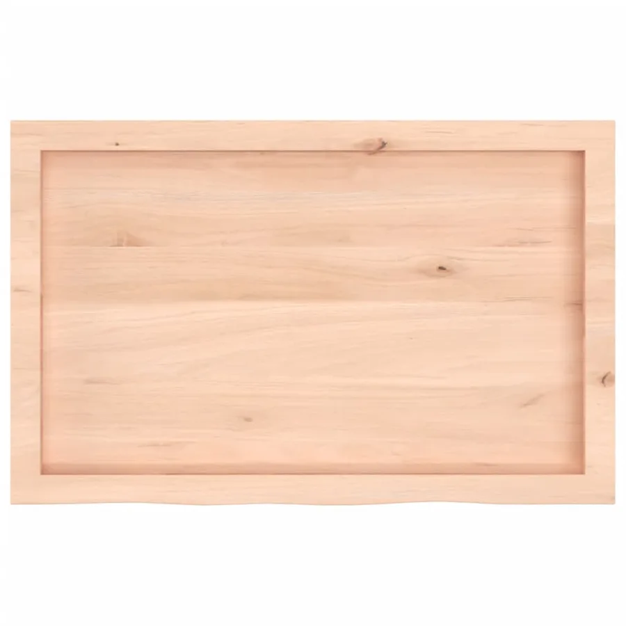 Étagère murale 80x50x(2-6) cm bois de chêne massif non traité - 5