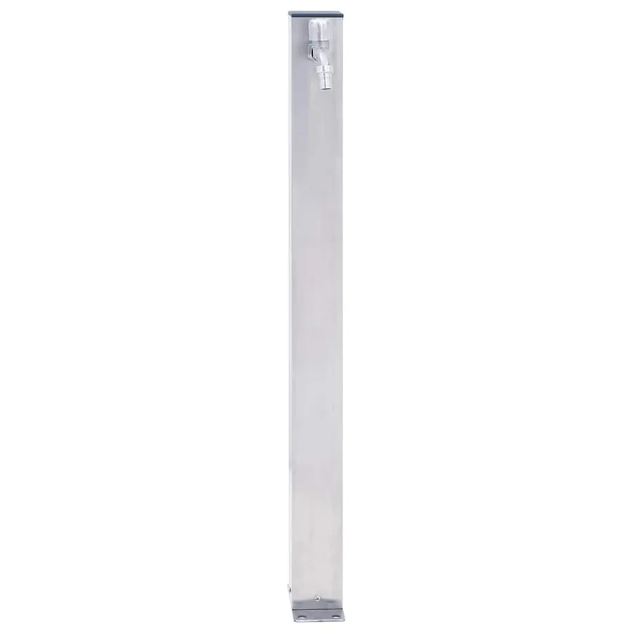 Colonne à eau de jardin 80 cm acier inoxydable carré - 2