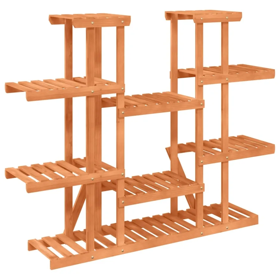 Support à fleurs 110x25x110,5 cm bois massif de sapin - 6