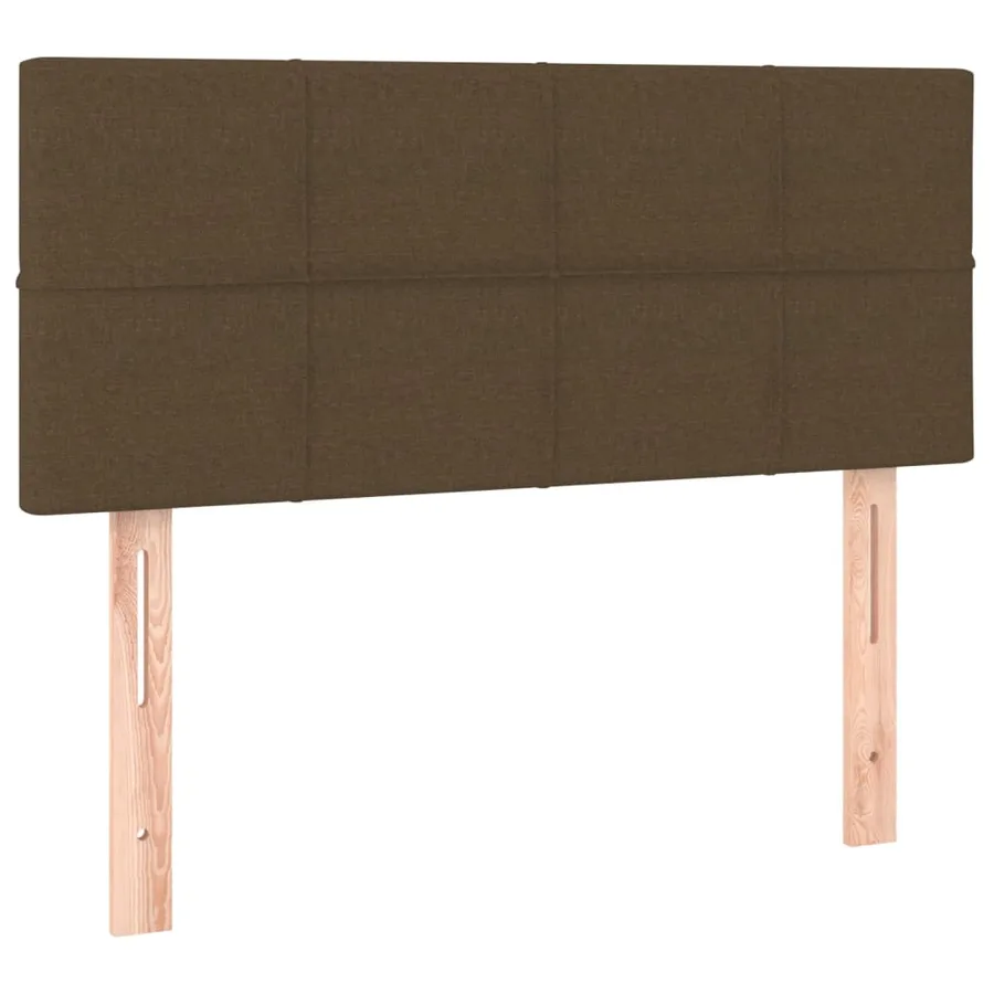 Sommier à lattes de lit avec matelas Marron foncé 80x200 cm - 6