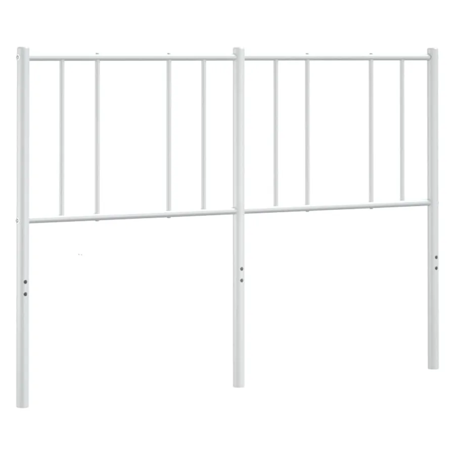 Tête de lit de remplacement métal blanc 135 cm - 5