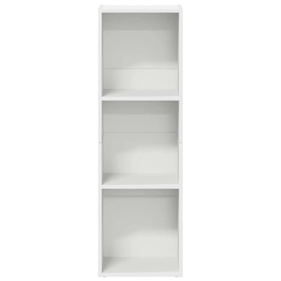 Bibliothèque/Meuble TV Blanc 36x30x114 cm Bois d'ingénierie - 4