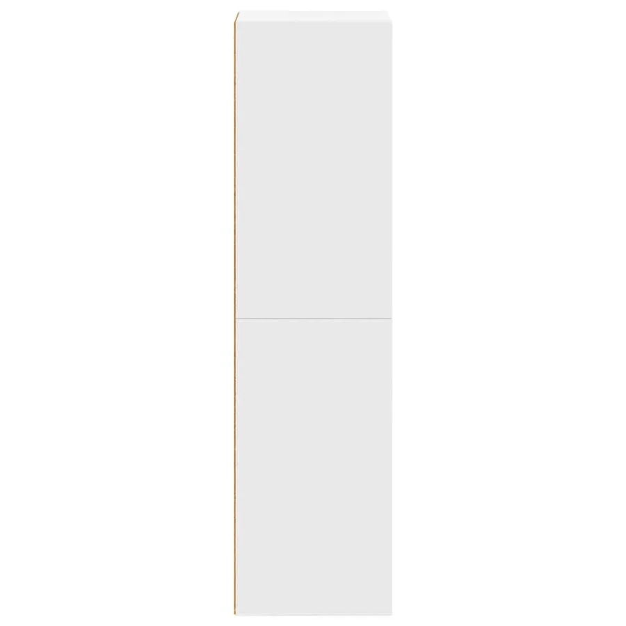 Bibliothèque/Meuble TV Blanc 36x30x114 cm Bois d'ingénierie - 5