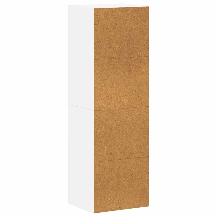 Bibliothèque/Meuble TV Blanc 36x30x114 cm Bois d'ingénierie - 8