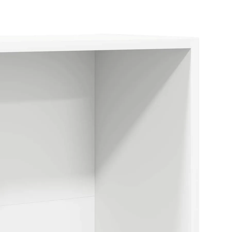 Bibliothèque/Meuble TV Blanc 36x30x114 cm Bois d'ingénierie - 9