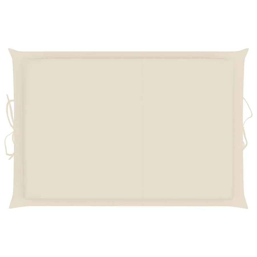 Chaises longues lot de 2 avec coussins Bois d'acacia solide - 14