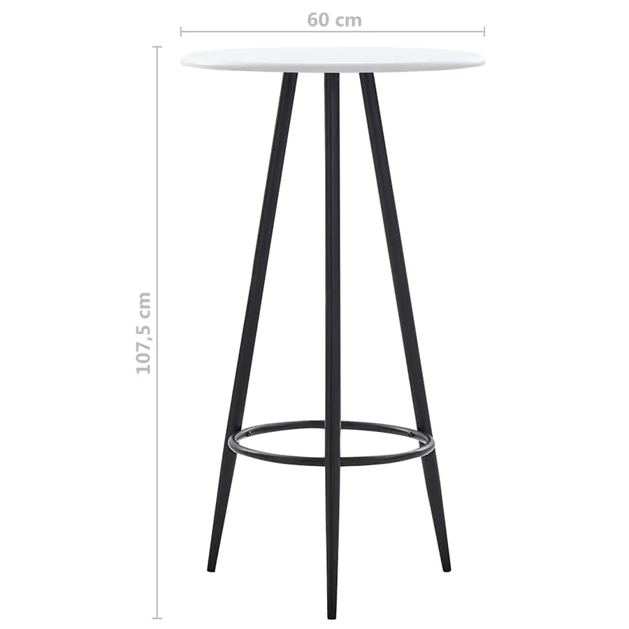 Ensemble de bar 3 pcs Plastique Noir - 11