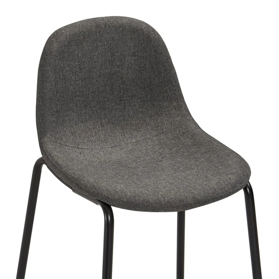 Ensemble de bar 5 pcs Tissu Gris foncé - 11