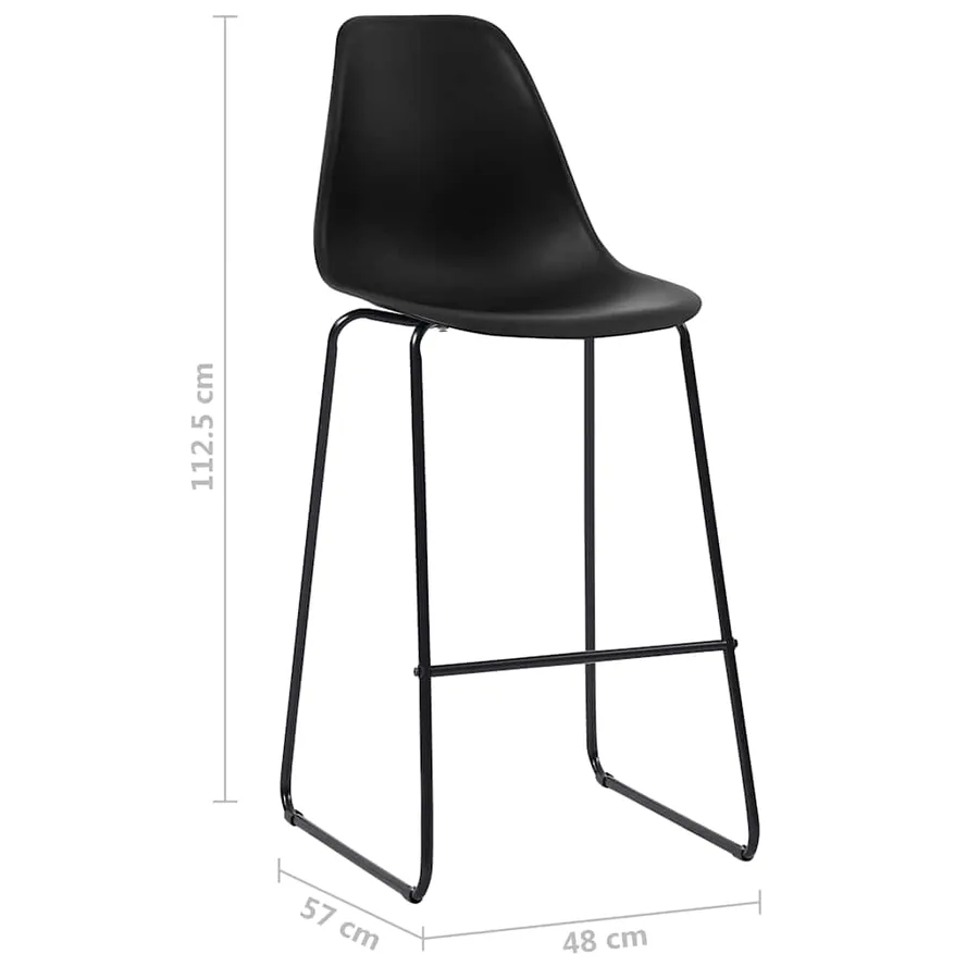 Ensemble de bar 3 pcs Plastique Noir - 13