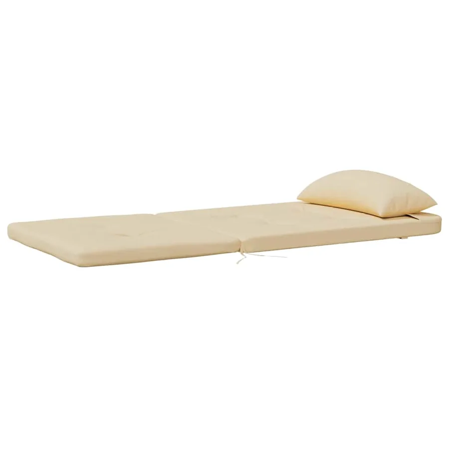 Coussins de chaise adirondack lot de 2 beige tissu oxford - 5