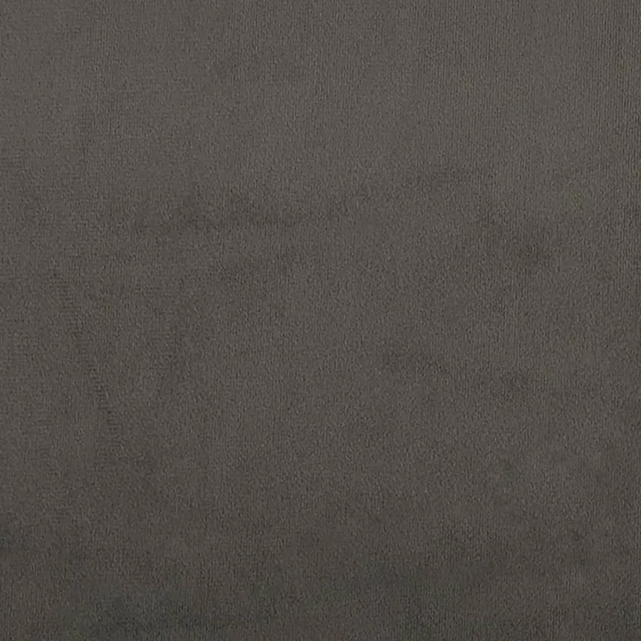 Tabourets de bar lot de 2 gris foncé velours - 9