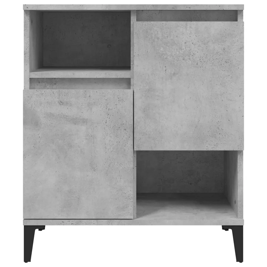 Buffet Gris béton 60x35x70 cm Bois d'ingénierie - 5