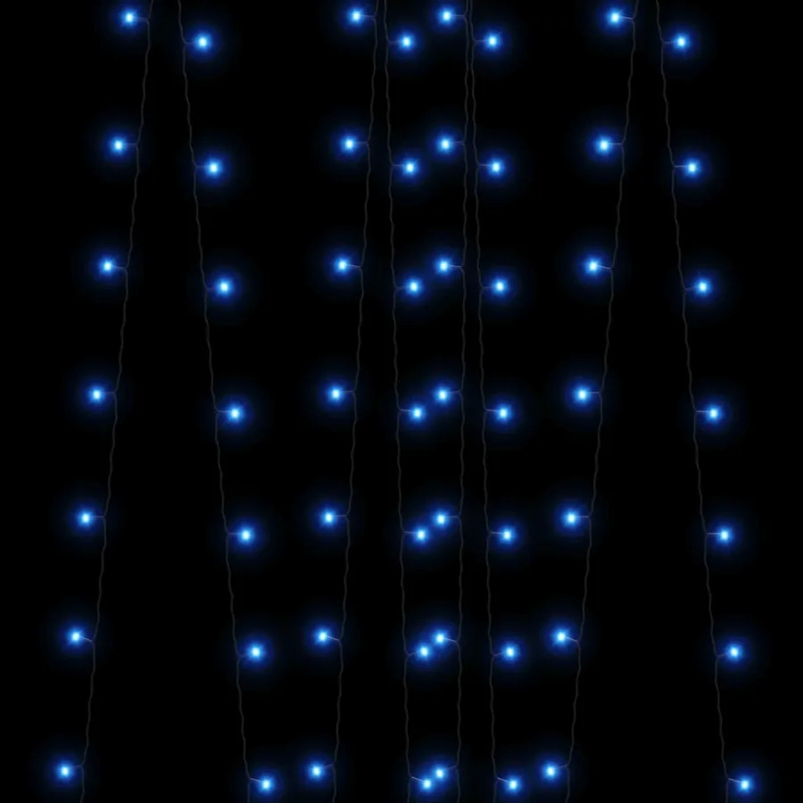 Lampes solaires 2 pcs 2x200 LED Bleu Intérieur Extérieur - 5