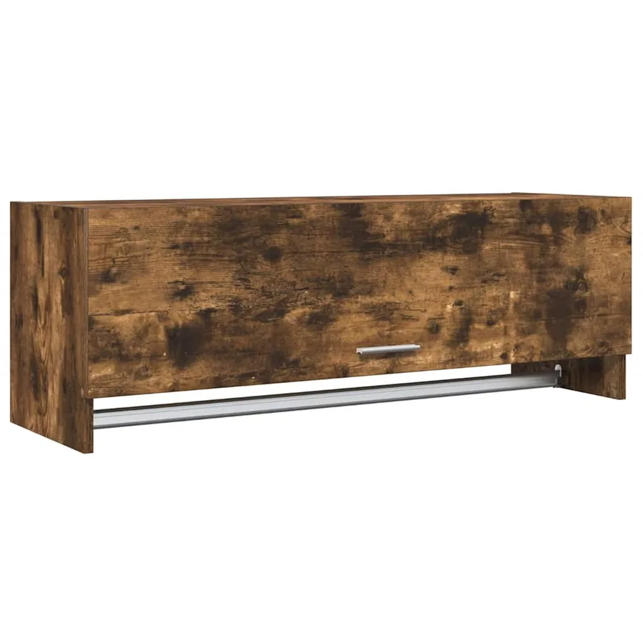 Garde-robe Chêne fumé 100x32,5x35 cm Bois d'ingénierie - 2