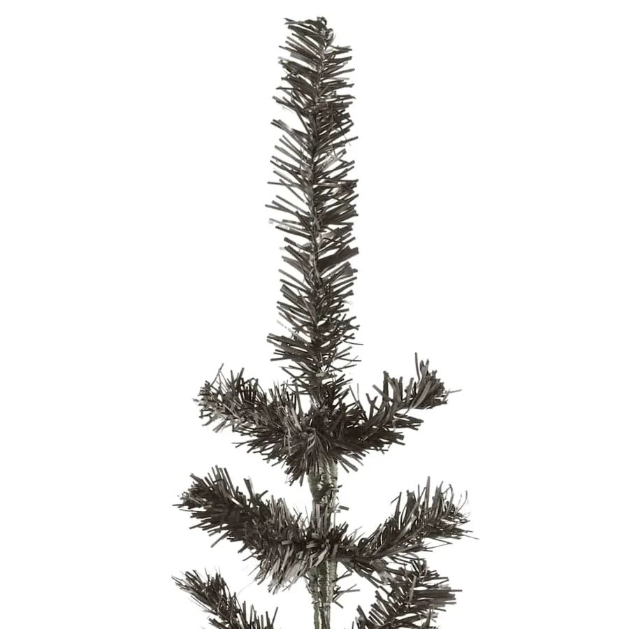 Sapin de Noël étroit Noir 240 cm - 5