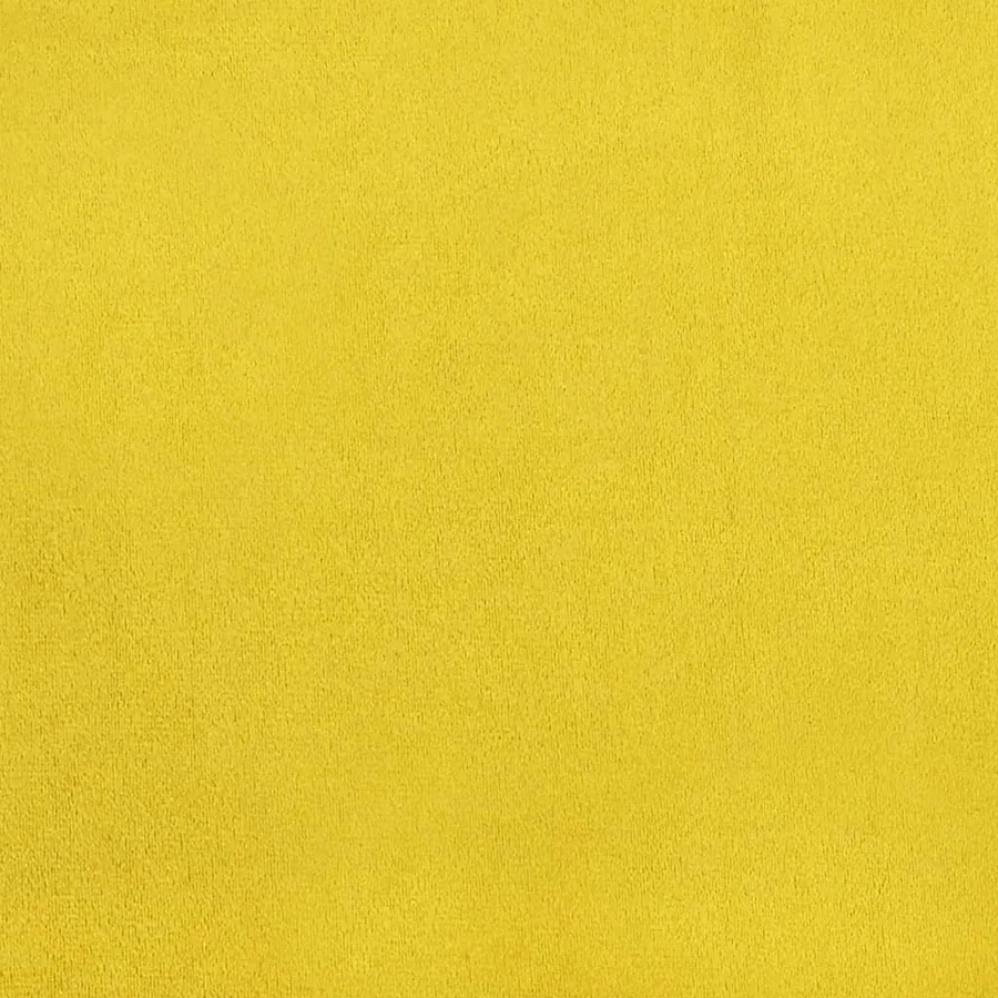 Chaises à manger lot de 4 Jaune moutarde Velours - 8