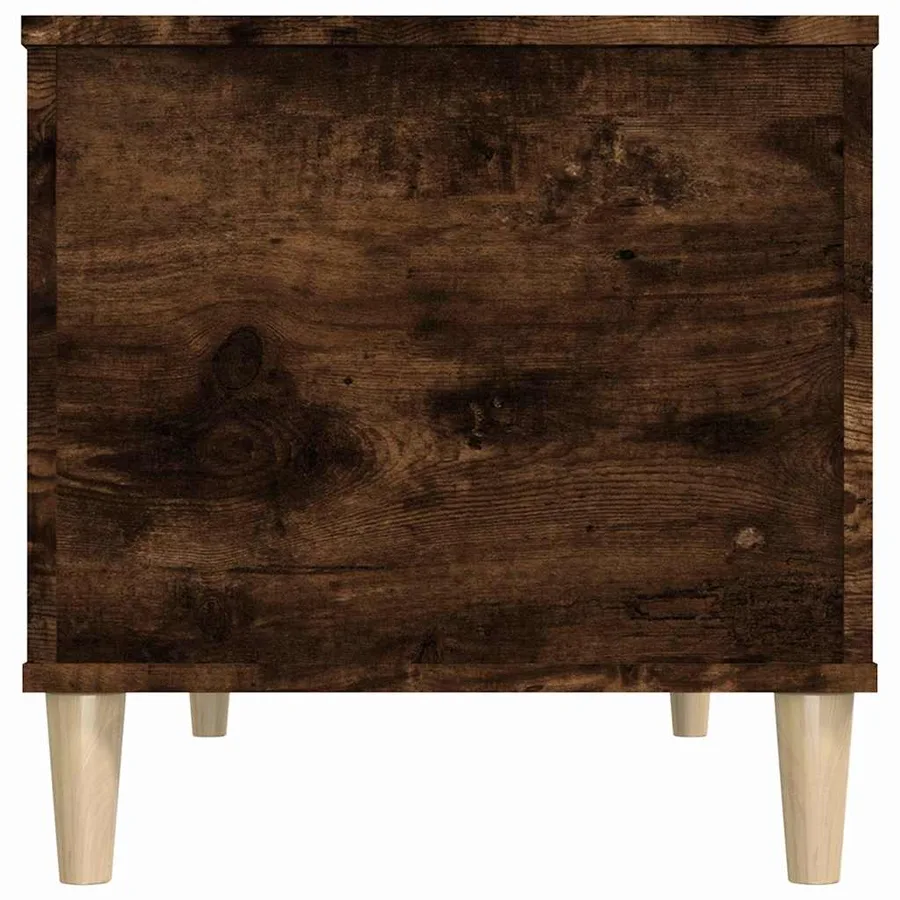 Table basse Chêne fumé 90x44,5x45 cm Bois d'ingénierie - 6