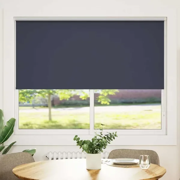 Store enrouleur occultant 144,4 x 175 cm, largeur du tissu 140 cm, coloris marine
