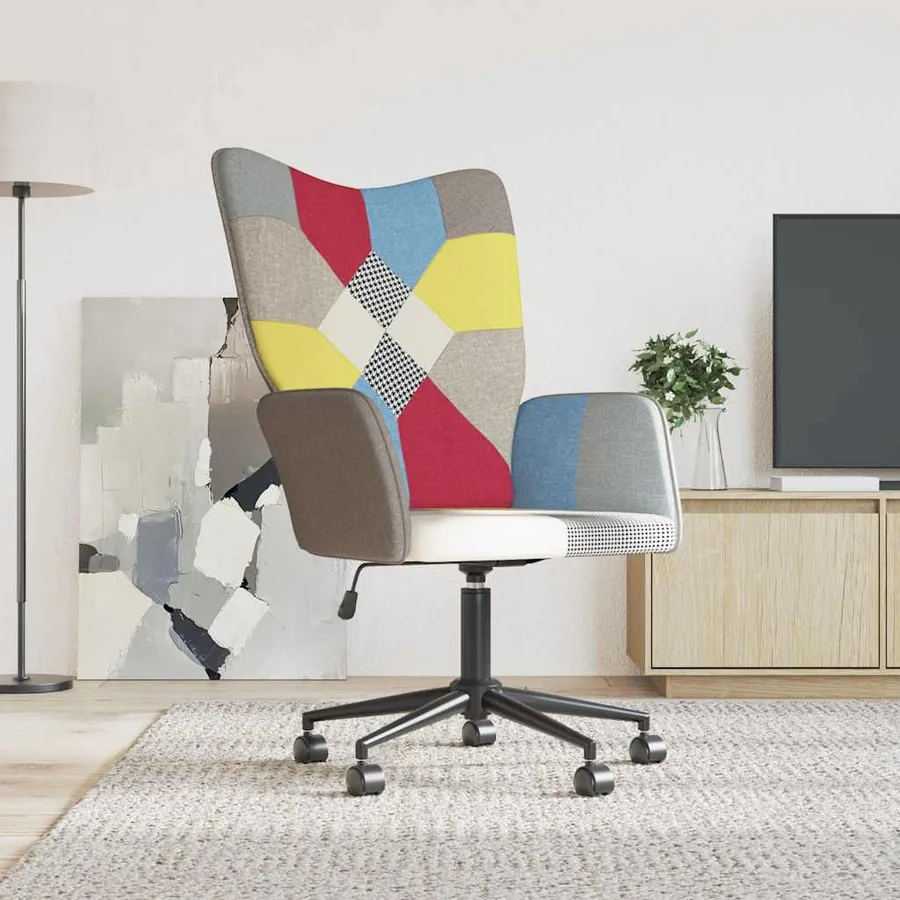 Chaise de relaxation Patchwork Tissu