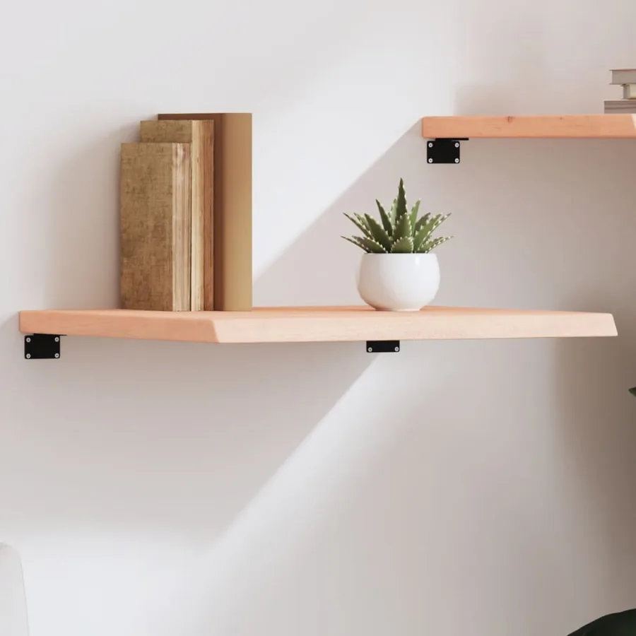 Étagère murale 60x50x(2-4) cm bois de chêne massif non traité