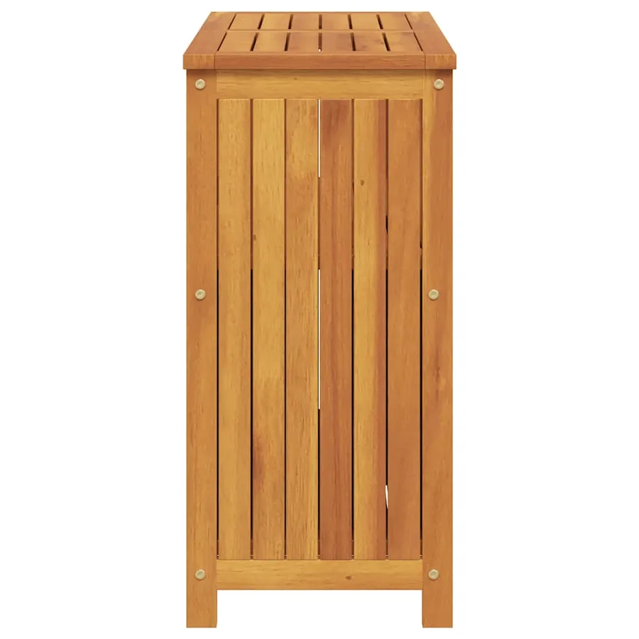 Table console de jardin 80x35x75 cm bois massif d'acacia - 7
