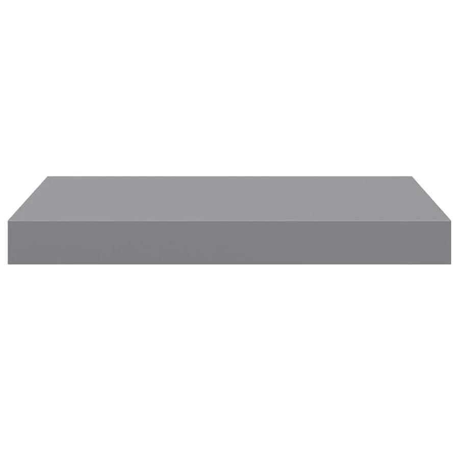Étagères murales flottantes 2 pcs Gris 40x23,5x3,8 cm MDF - 7