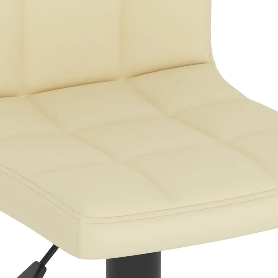 Tabourets de bar lot de 2 crème tissu - 8