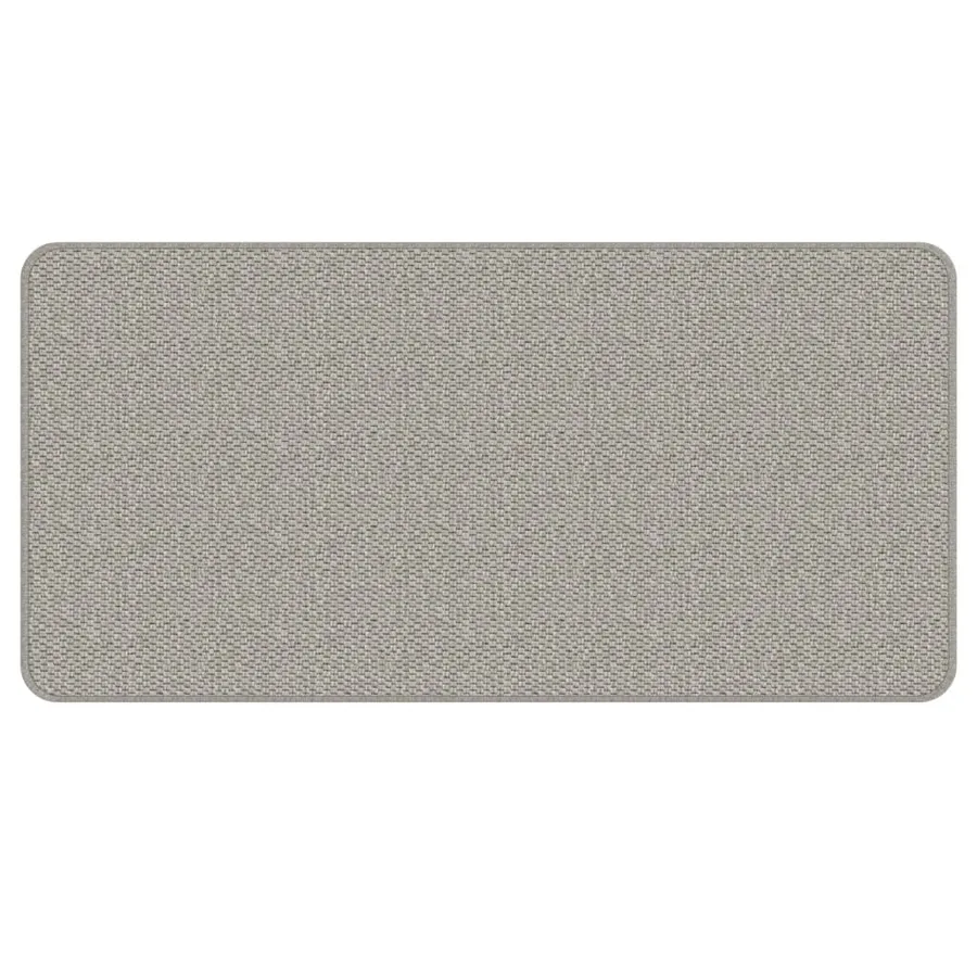 Tapis de couloir aspect sisal platina 50x100 cm - 3