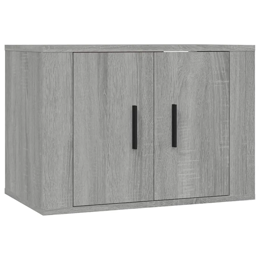 Meubles TV muraux 3 pcs sonoma gris 57x34,5x40 cm - 4