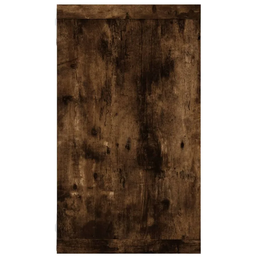 Étagères murales cubiques 2 pcs Chêne fumé 80x15x26,5 cm - 7