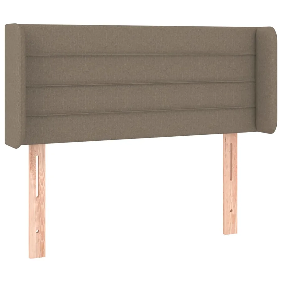 Tête de lit à LED Taupe 103x16x78/88 cm Tissu - 3