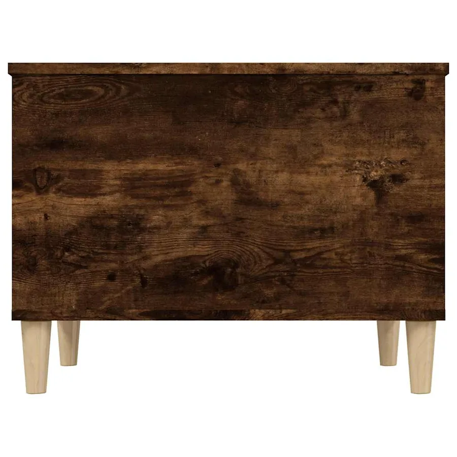 Table basse Chêne fumé 60x44,5x45 cm Bois d'ingénierie - 5