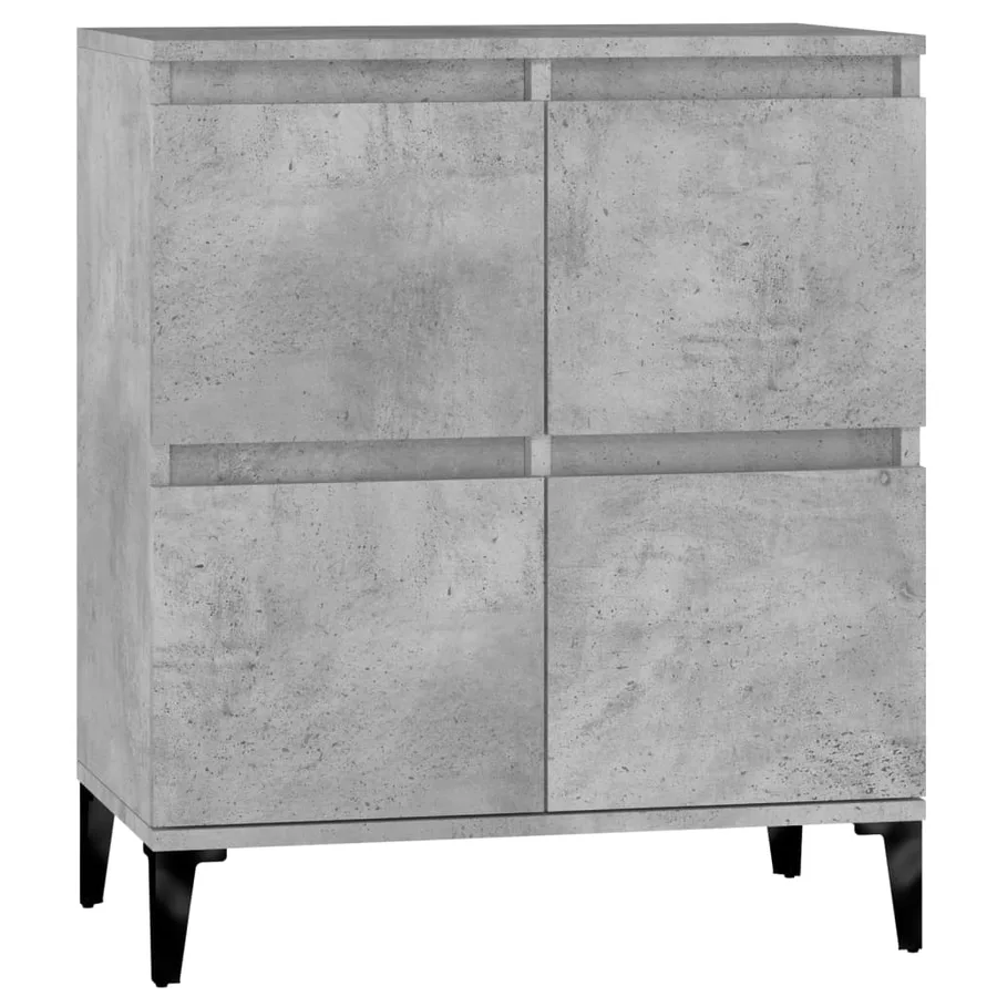 Buffet Gris béton 60x35x70 cm Bois d'ingénierie - 2