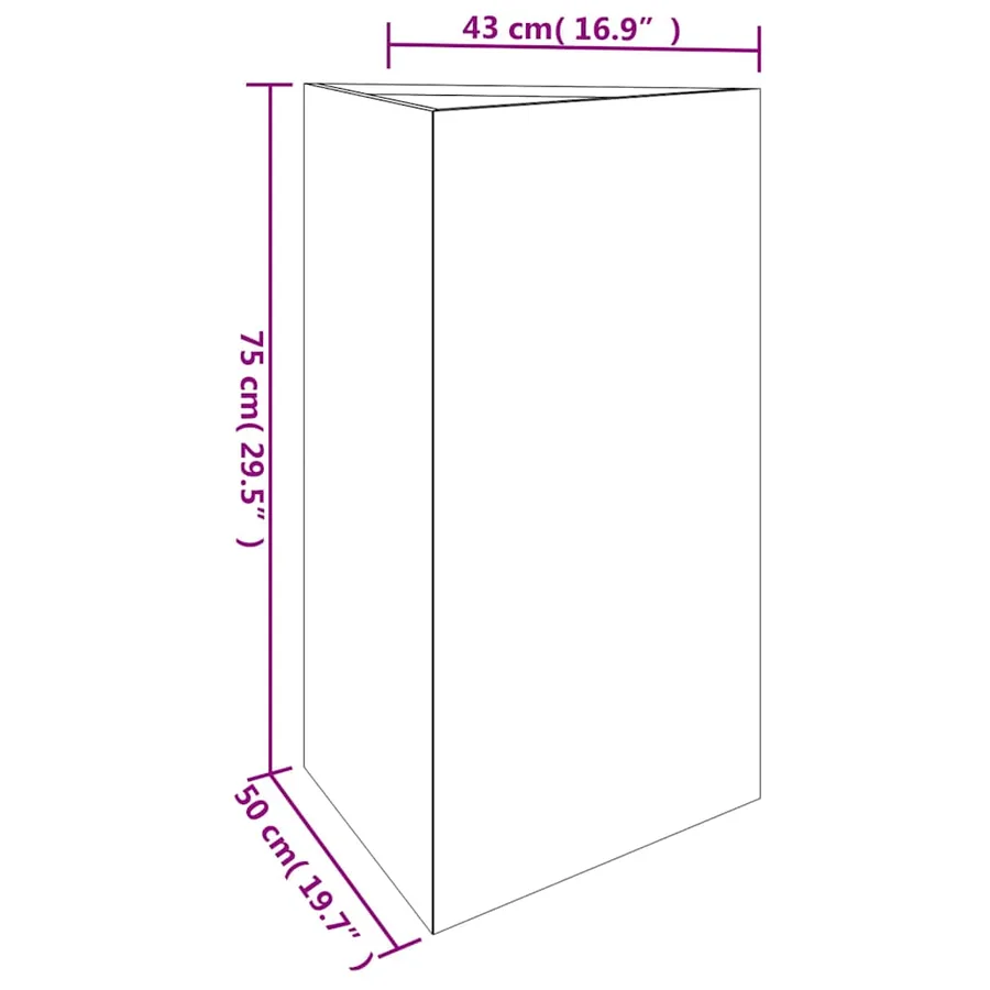 Jardinière 50x43x75 cm acier corten - 9