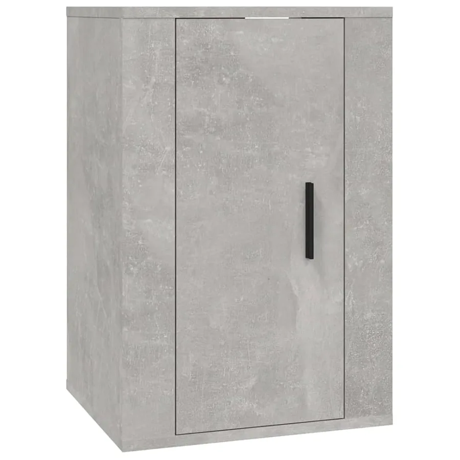 Ensemble de meubles TV 3 pcs Gris béton Bois d'ingénierie - 5