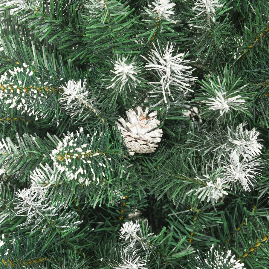 Sapin de Noël artificiel avec support 120 cm PVC - 6