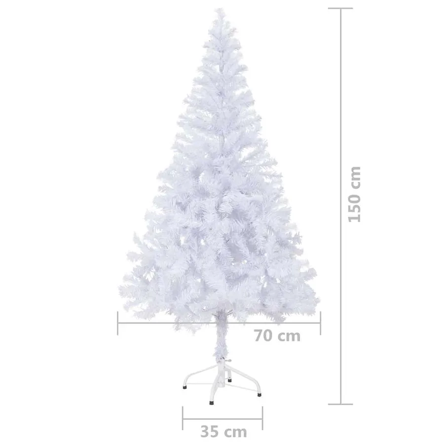 Arbre de Noël artificiel pré-éclairé/boules 150 cm 380 branches - 13