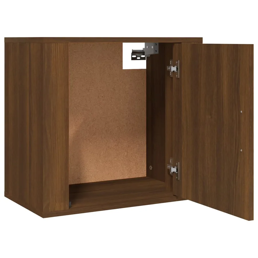 Tables de chevet murales 2 pcs Chêne marron 50x30x47 cm - 7